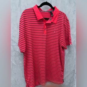 Adidas | Climachill 1908 Logo Golf Striped Polo XL